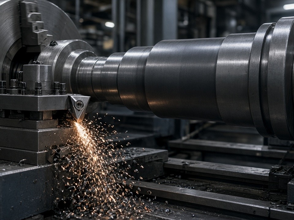 Heavy-Duty CNC Turning for Large Shafts and Spools | PartsMake