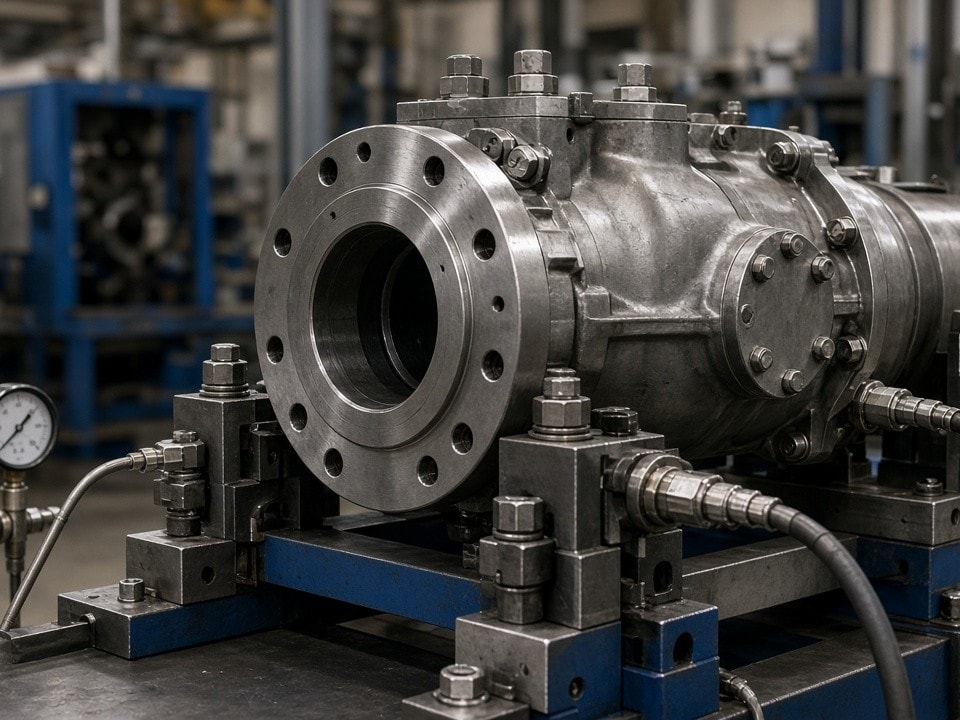 NDT & Hydrostatic Pressure Testing for Wellhead and Flow Control Components