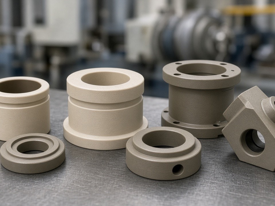 Precision-machined PEEK components for high-temperature industrial equipment