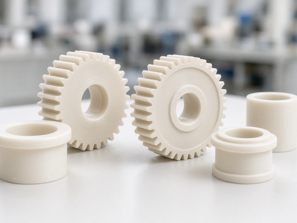 Custom POM-C and industrial nylon components for dry, dusty industrial applications